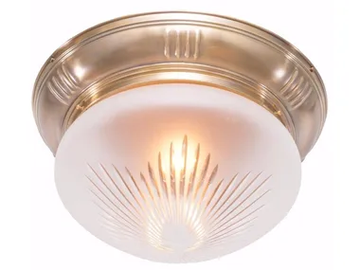 PRAGUE 25/2 - Brass ceiling light by Patinas Lighting - view 2
